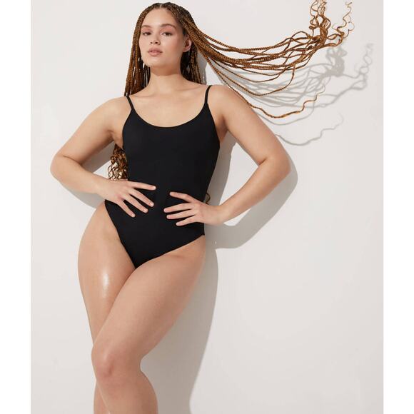 Andie Swim the Amalfi Eco Nylon One Piece in Black L NWT - Picture 4 of 9